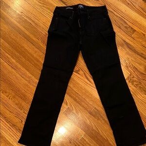 NYDJ Black  Straight-Leg Jeans
